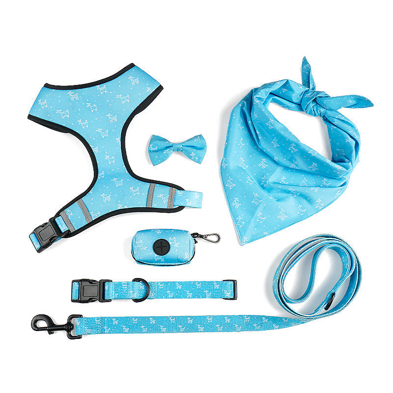 The Perfect Companion for Your Furry Friend: Pet Dog Leash Harness With Bow