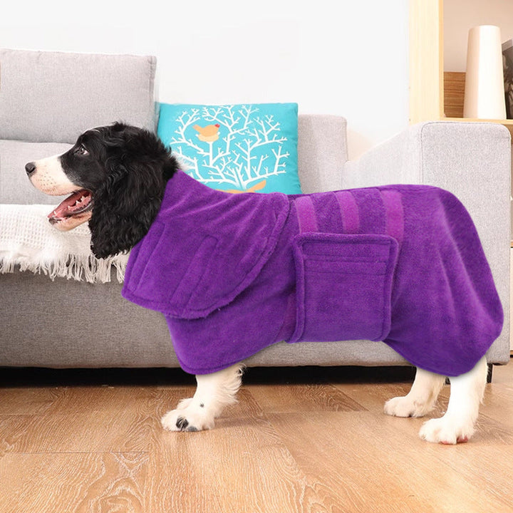 The Ultimate Pet Bath Companion: Super Absorbent Quick Drying Fiber Towel