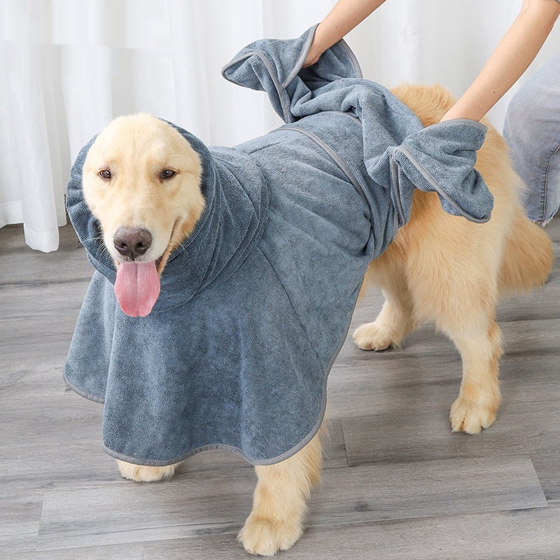 Pet Cotton Dog Bath Towel – Quick-Drying & Absorbent