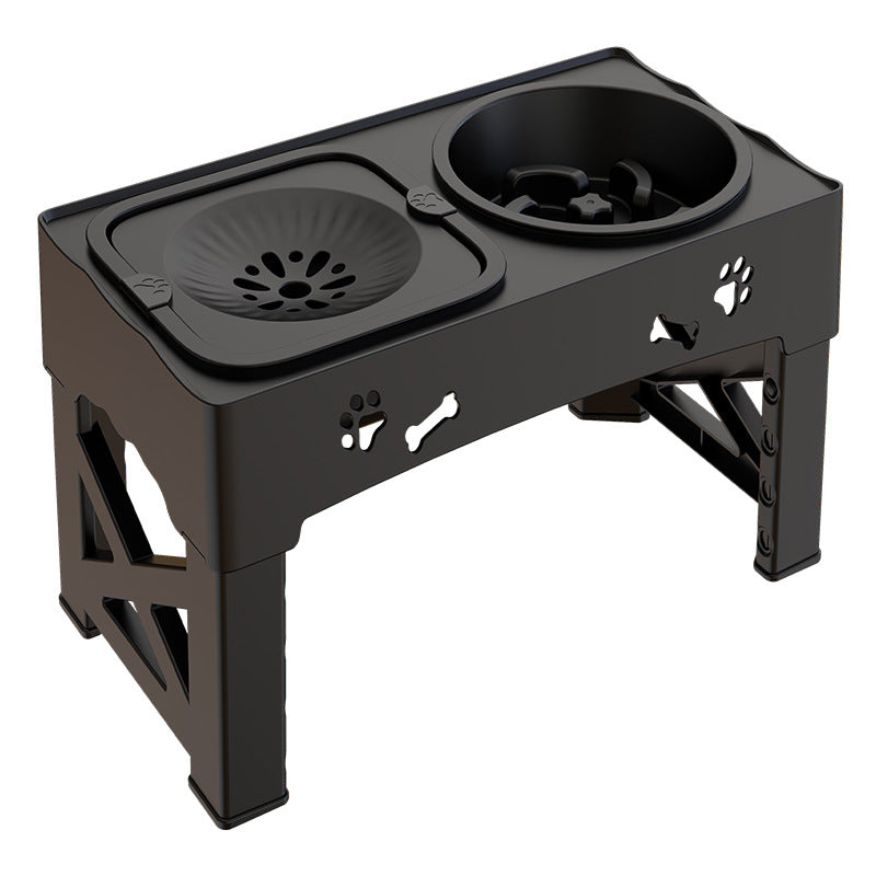 Stainless Steel Elevated Double Dog Bowl