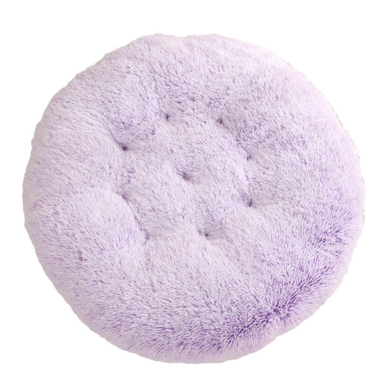 Round Plush Pet Bed Warm Dog & Cat House