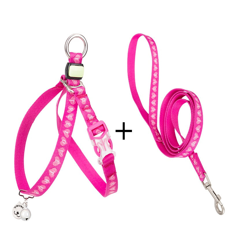 Chest Strap Pet Harness with Bell Small Dogs & Cats