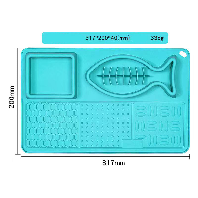 Multifunction Slow Feeder & Licking Mat for Pets