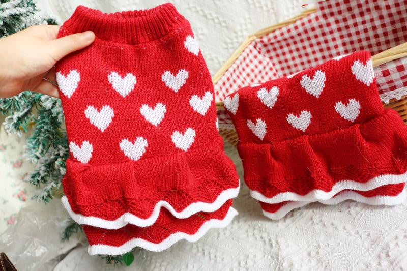 Princess Dog Christmas Sweater Festive & Warm