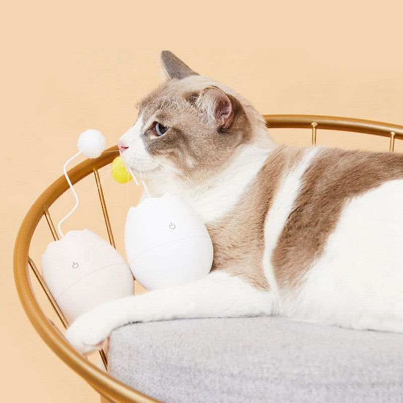 Electric Automatic Cat Ball Toy Replaceable Interactive Attachment