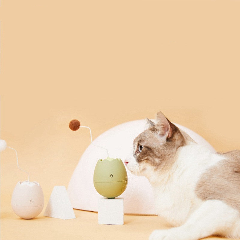 Electric Automatic Cat Ball Toy Replaceable Interactive Attachment