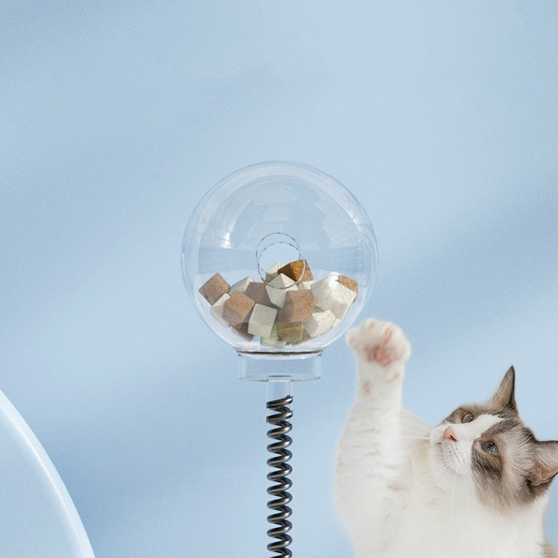 2-in-1 Cat Toy – Turntable Ball for Kittens
