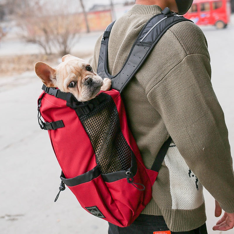 Double Shoulder Pet Carrier Backpack for Travel