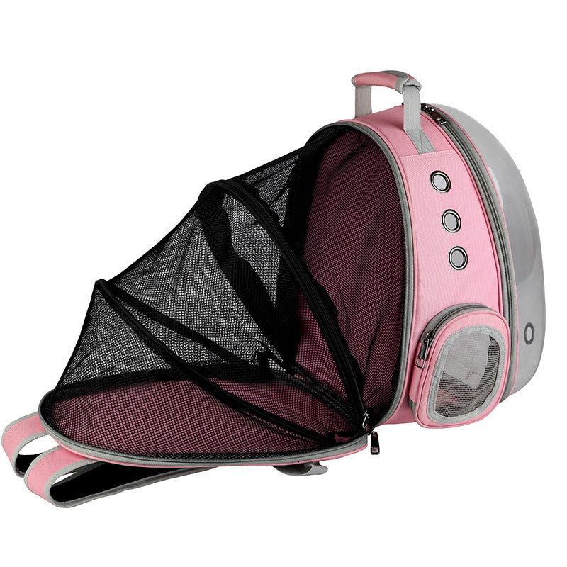 360° Bubble Pet Backpack Puppy & Rabbit
