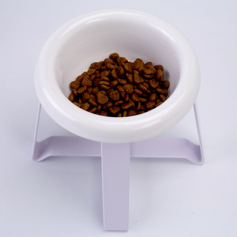 2-in-1 Anti-Slip Cat & Dog Feeding Bowl with Stand
