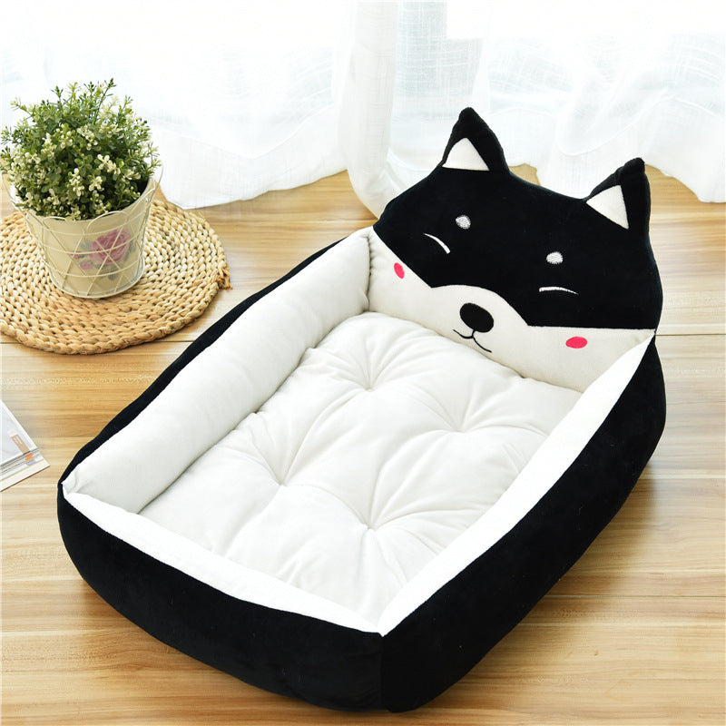 Large Pet Bed for Cats and Dogs Soft Fleece Nest