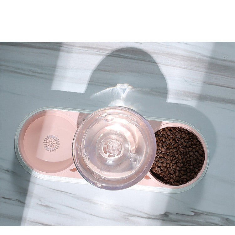 Automatic Plastic Water & Food Feeder for Pets