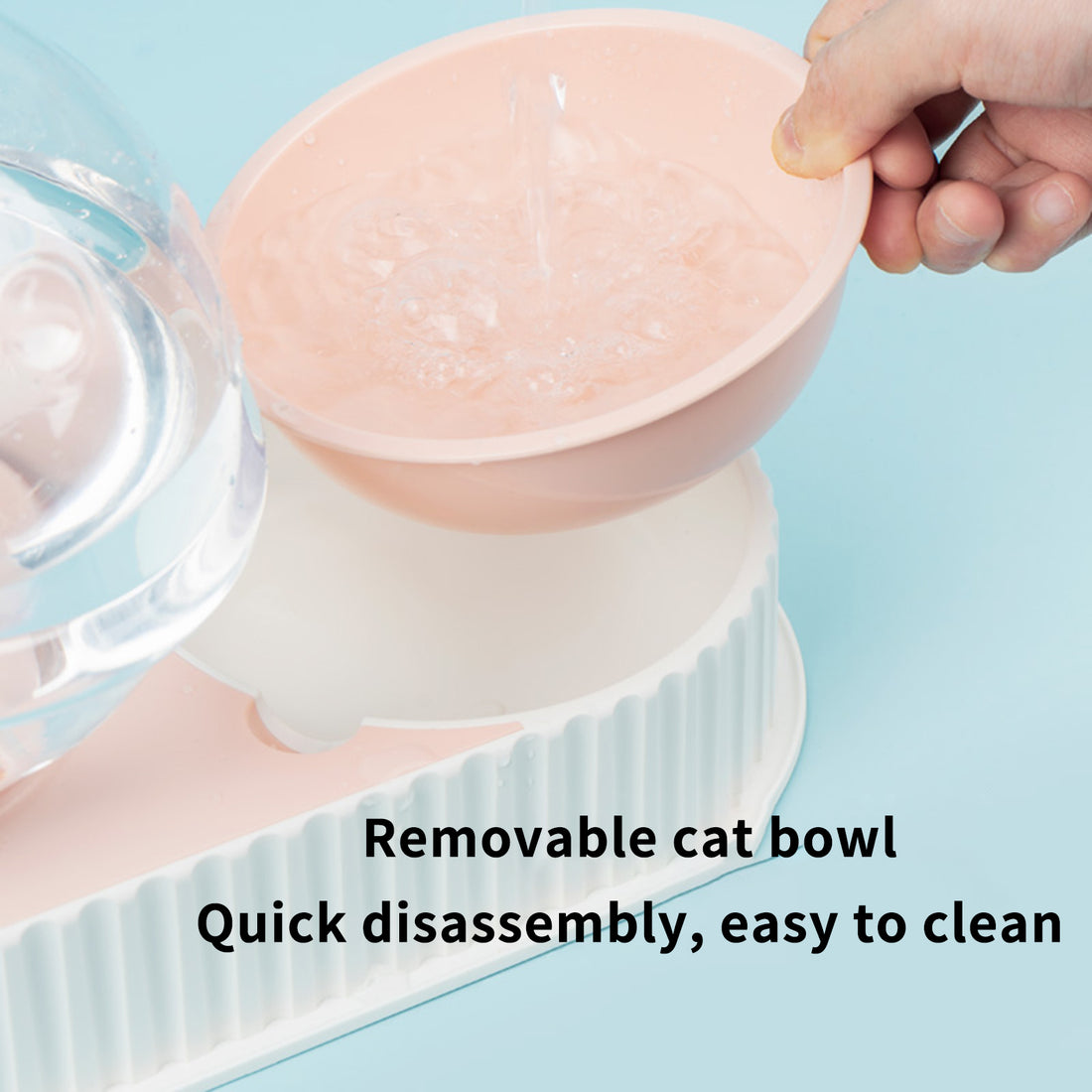 Automatic Plastic Water & Food Feeder for Pets