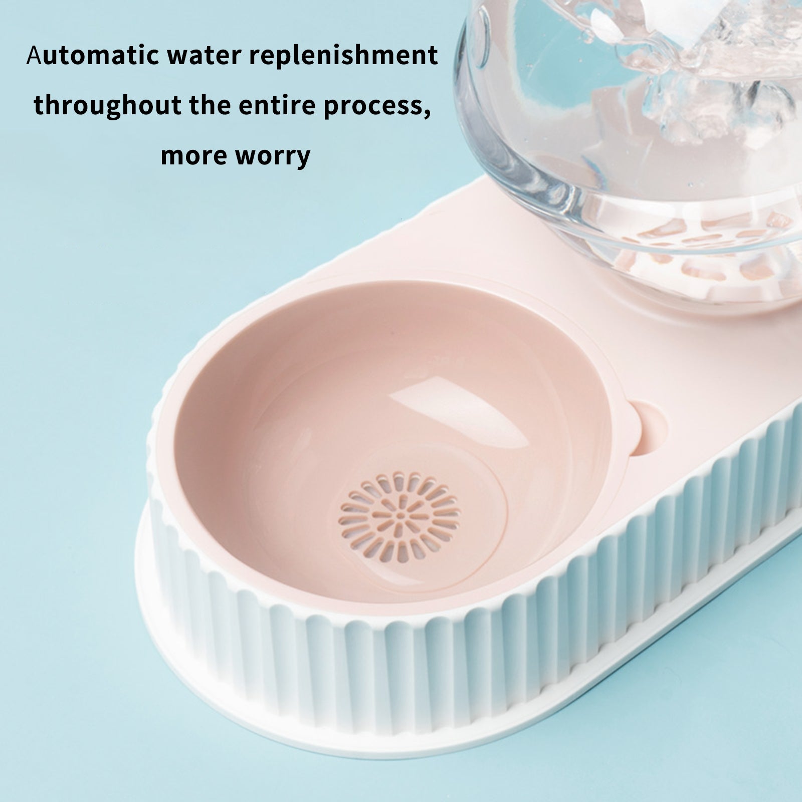 Automatic Plastic Water & Food Feeder for Pets