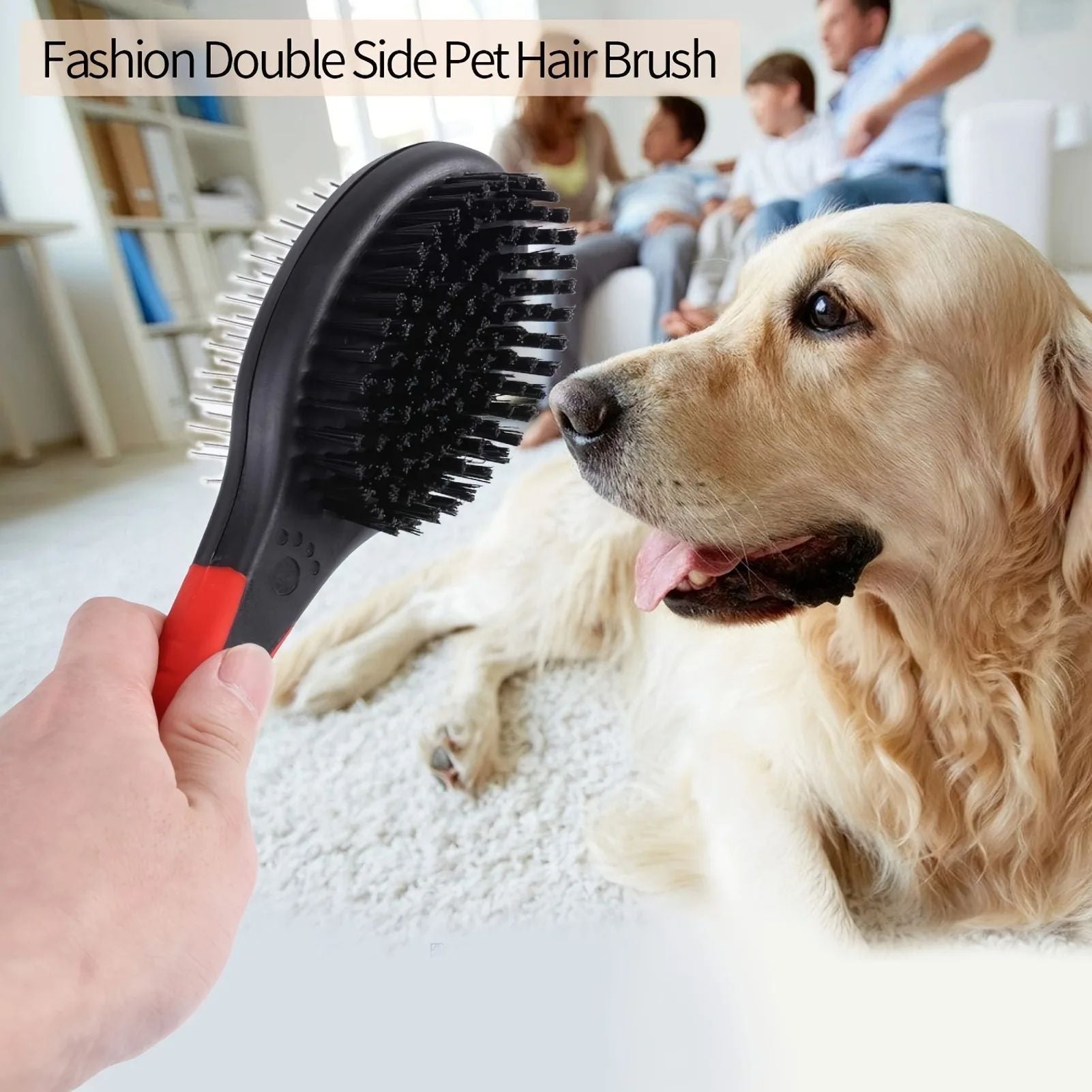 2-in-1 Pet Grooming Brush – Dog & Cat