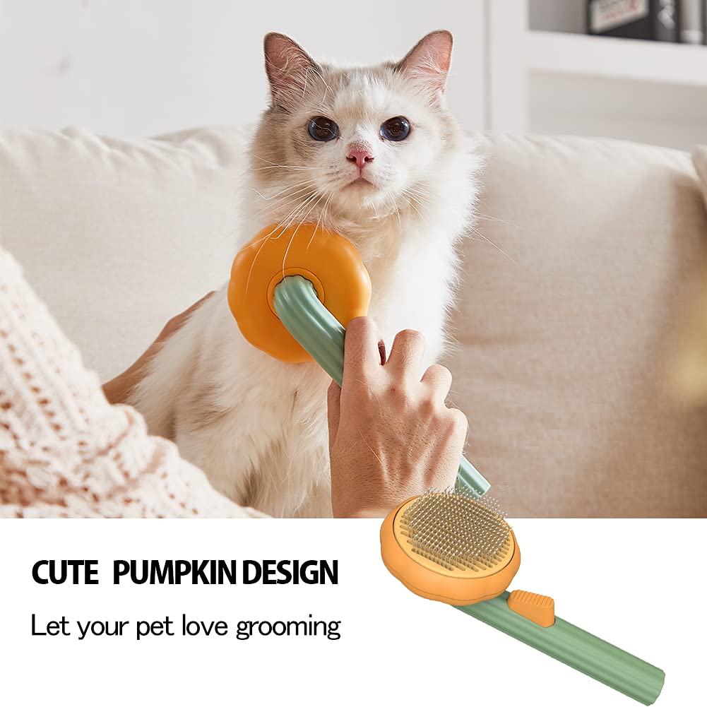 Self-Cleaning Pet Slicker Brush – Dogs & Cats