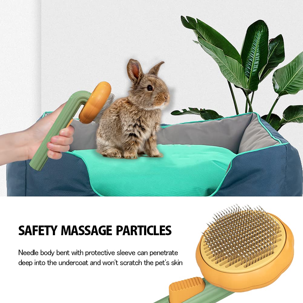 Self-Cleaning Pet Slicker Brush – Dogs & Cats