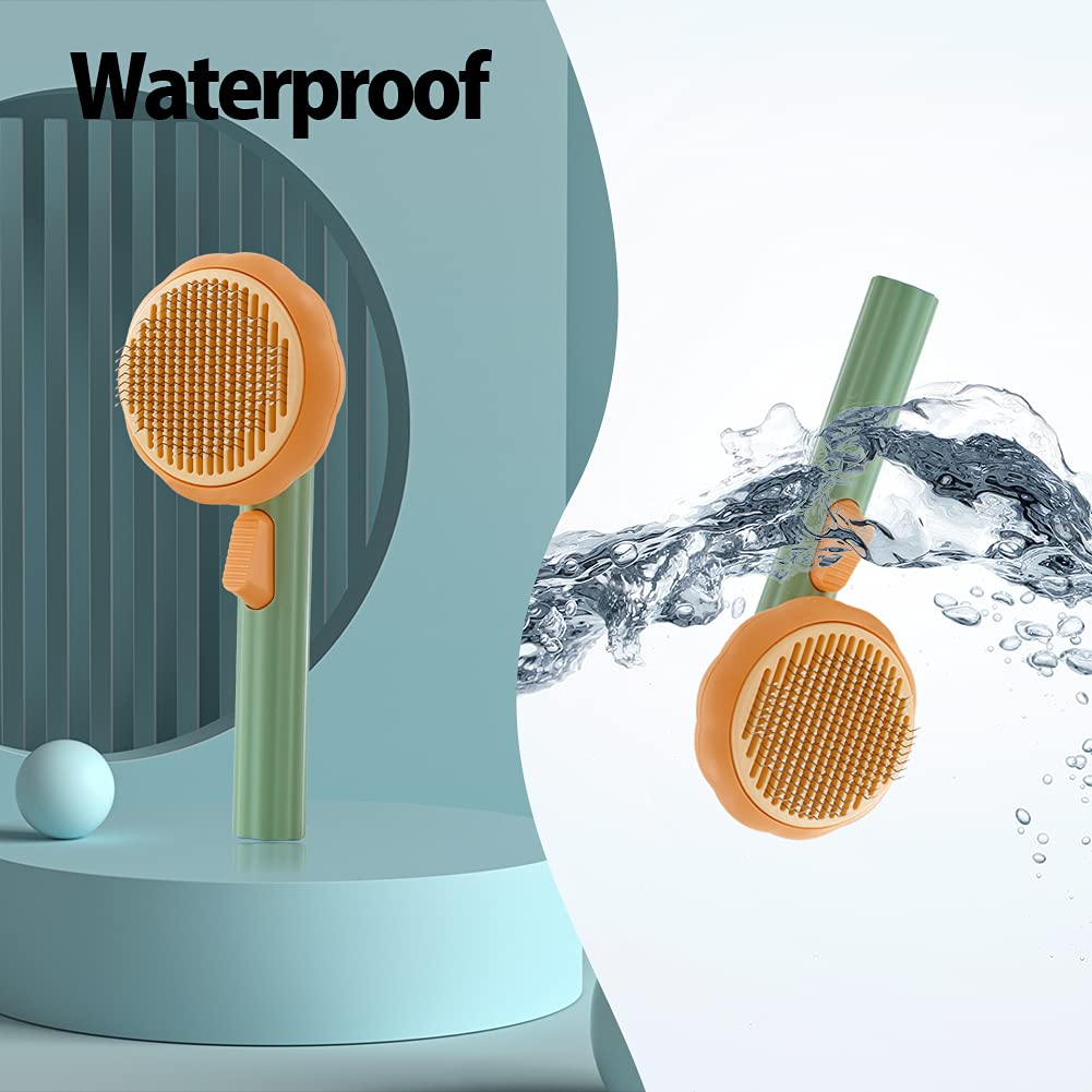 Self-Cleaning Pet Slicker Brush – Dogs & Cats