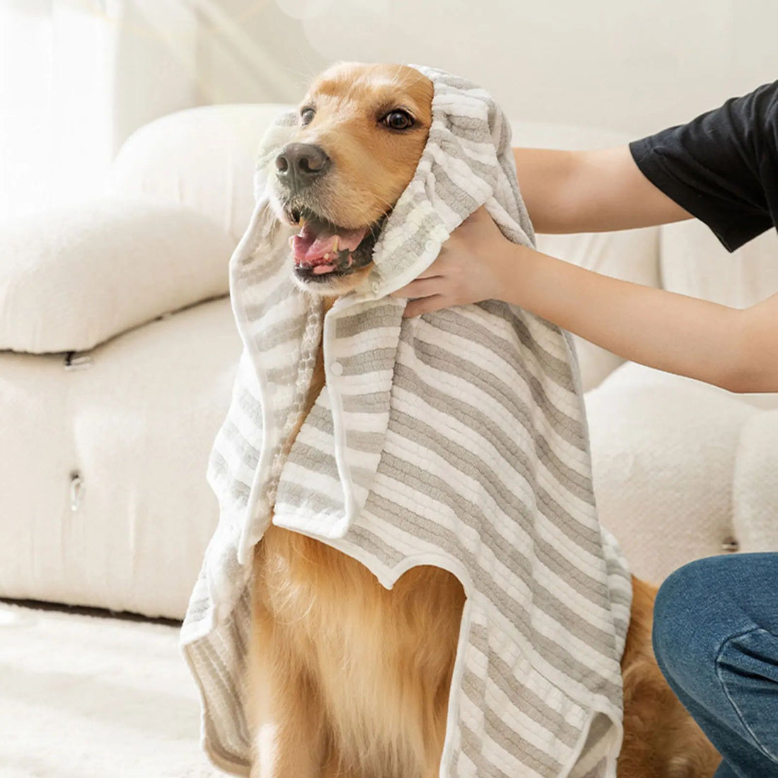 Ultra-Absorbent Quick-Dry Dog Bath Towel – Thickened