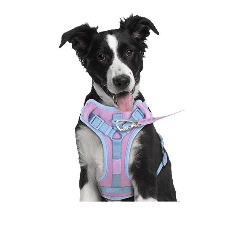 Dog Chest Strap Harness with Hand-Held Leash