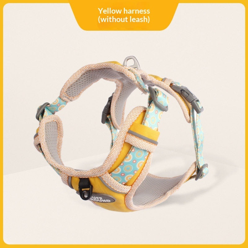 Vest-Style Pet Harness with Leash Small & Medium Dogs