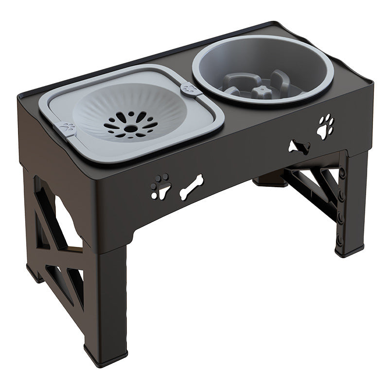 Stainless Steel Elevated Double Dog Bowl