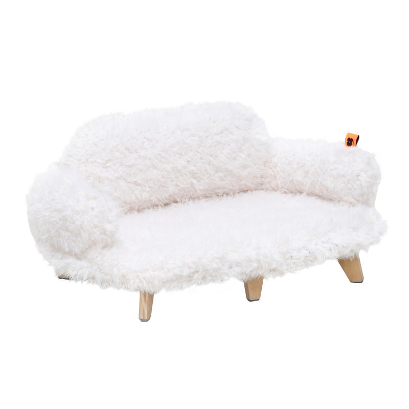 Luxury Wooden Pet Bed Safe Cat & Small Dog Bed