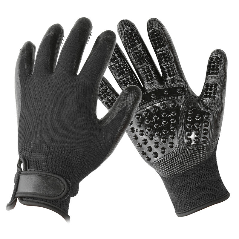Pet Grooming Glove Hair Remover & Massager