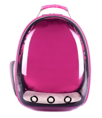 360° Bubble Pet Backpack Puppy & Rabbit