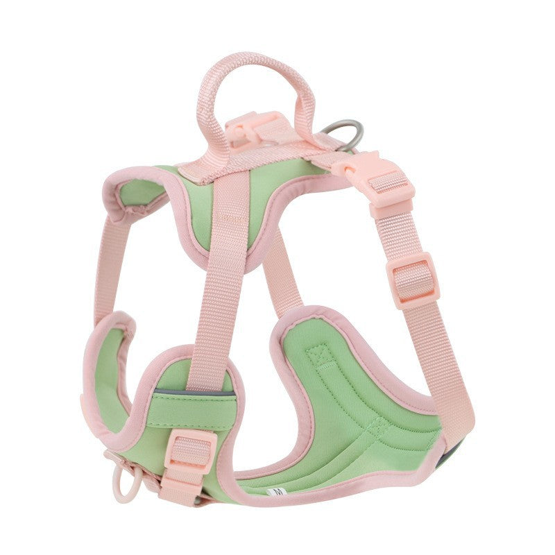Dog Chest Strap Harness with Hand-Held Leash