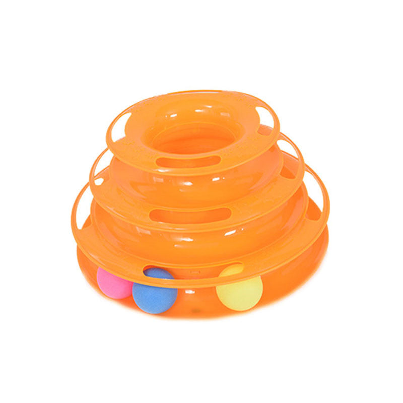 Shake The Three-tier Cat Turntable