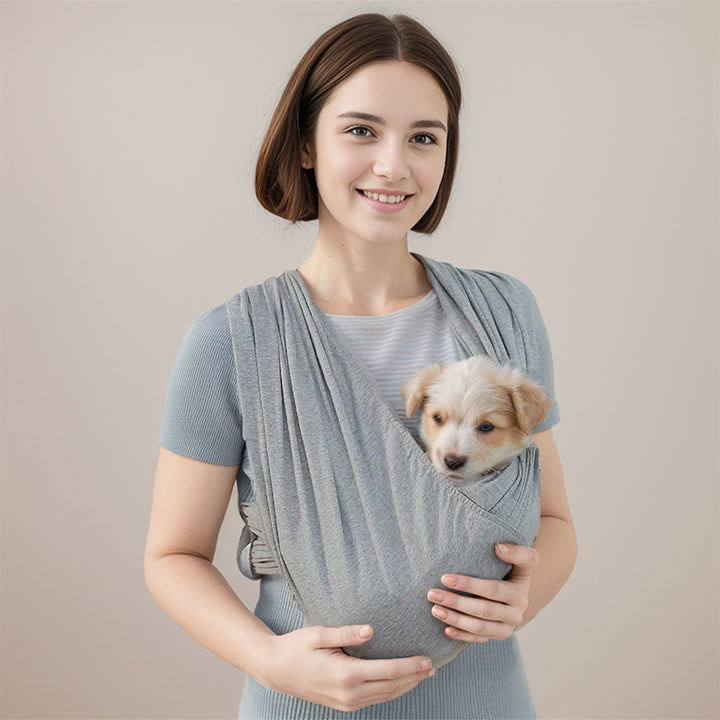 Adjustable Pet Sling Carrier – Walking & Travel