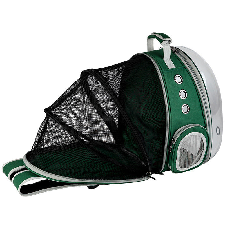 360° Bubble Pet Backpack Puppy & Rabbit