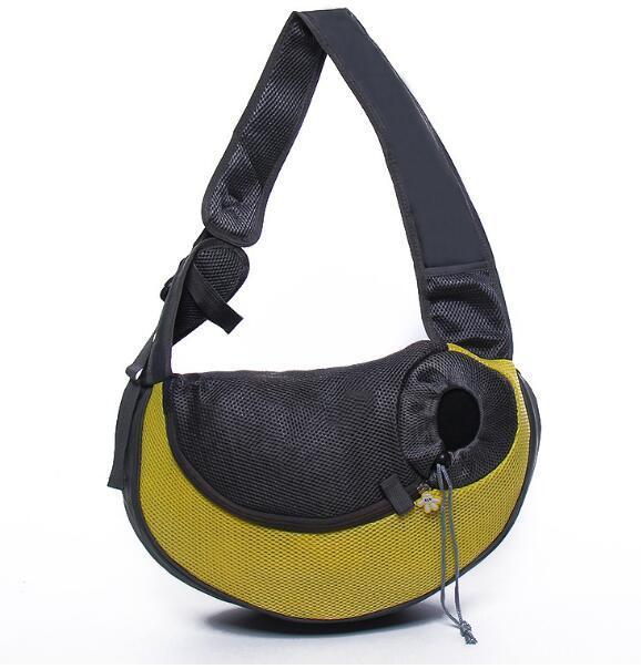 Outdoor Mesh Pet Carrier Shoulder Sling Bag