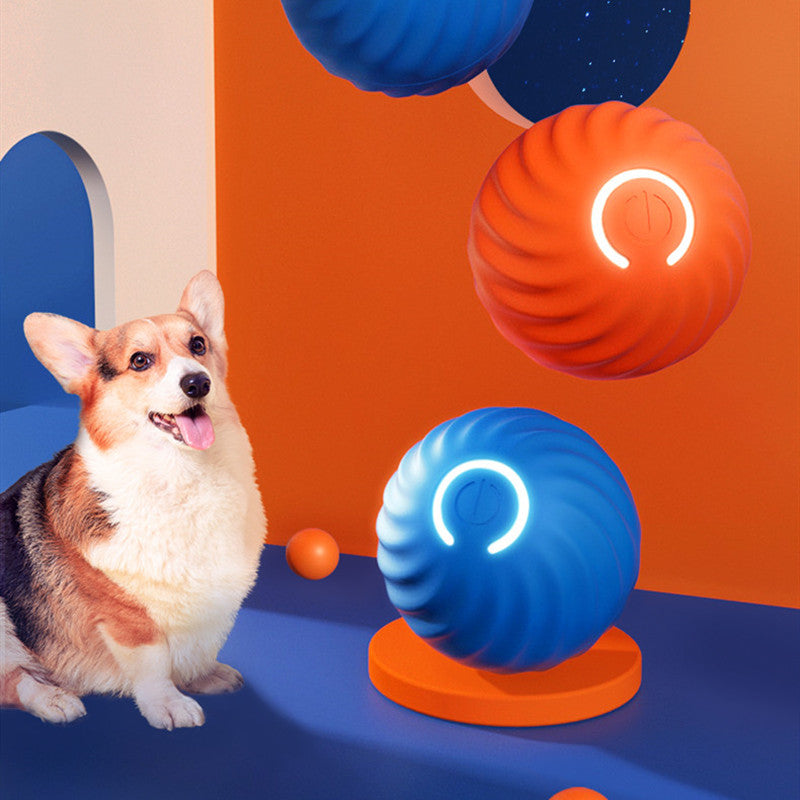 Durable Rubber Dog Chew Ball Bite-Resistant Toy