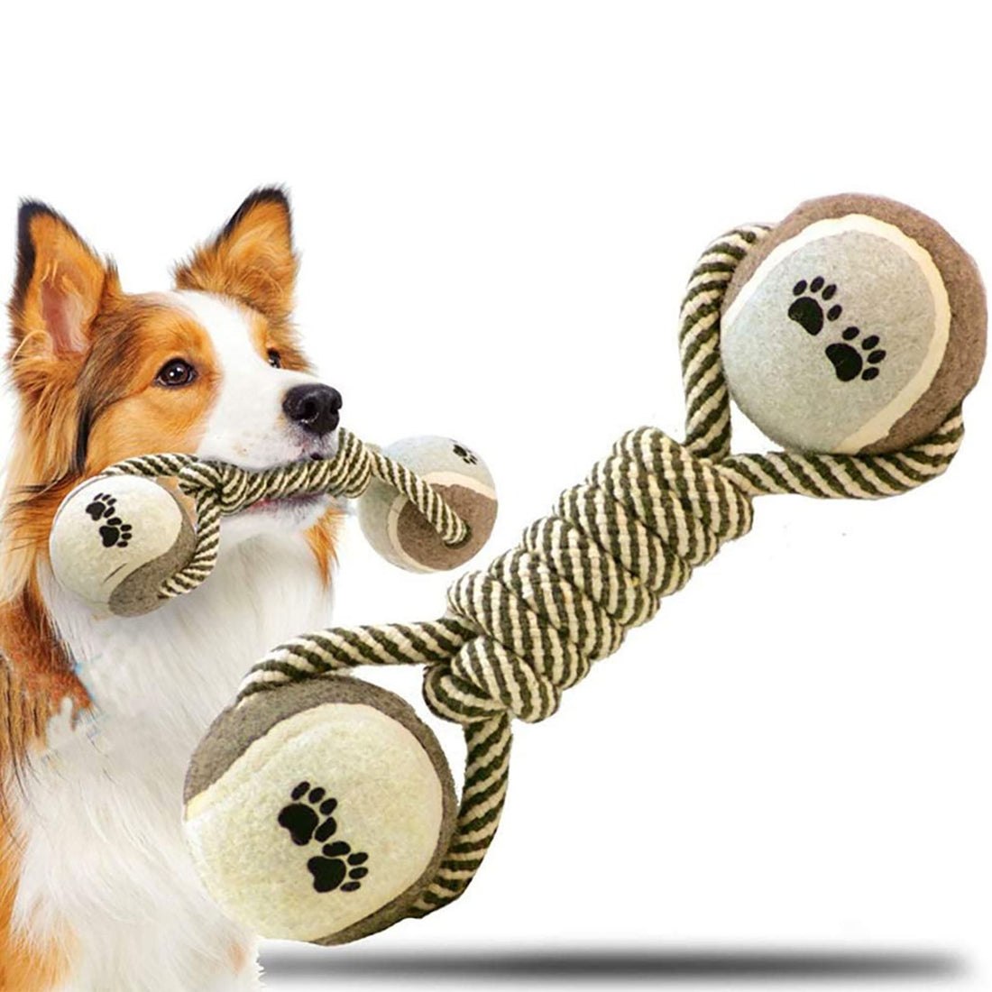 Interactive Cotton Rope Dog Toy Chew & Tug for Dogs