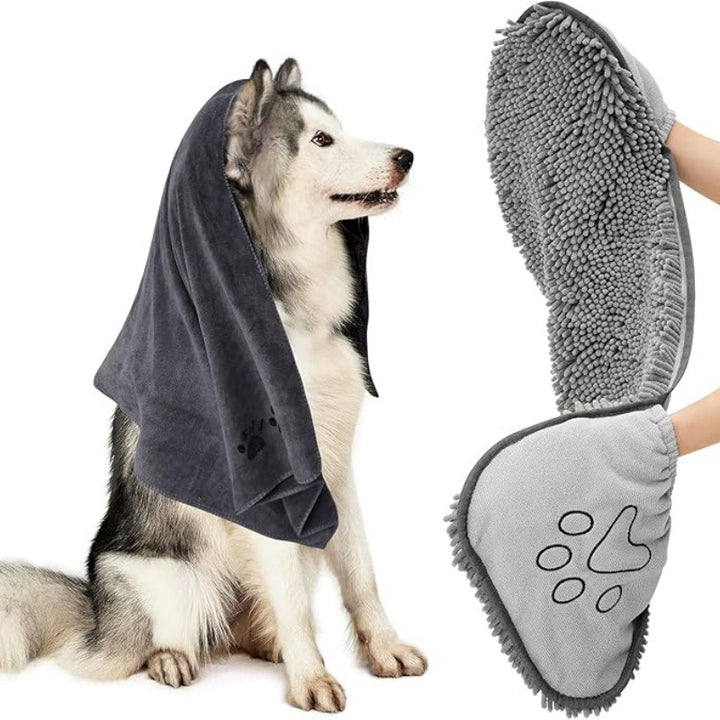 Quick-Absorb Pet Bath Towel – For Dogs & Cats