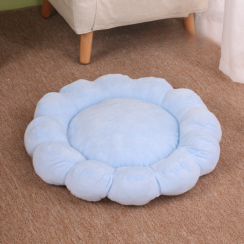 50x50cm Double-Sided Plush Pet Bed Soft & Cozy