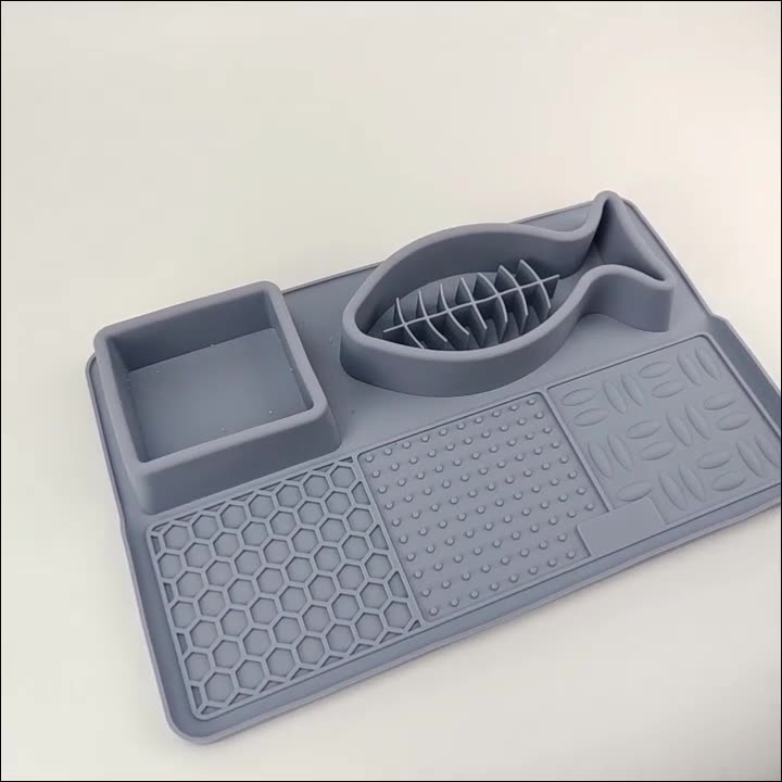 Multifunction Slow Feeder & Licking Mat for Pets