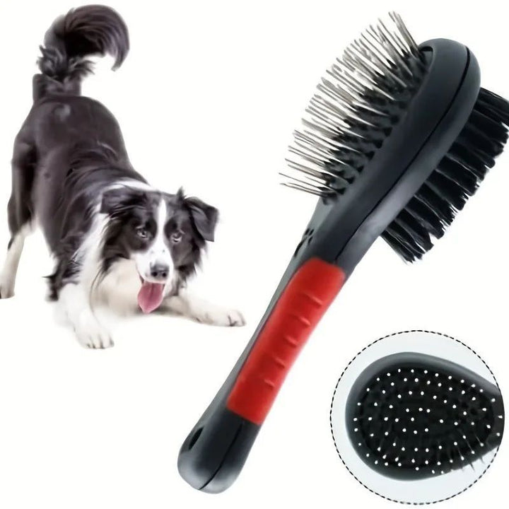 2-in-1 Pet Grooming Brush – Dog & Cat