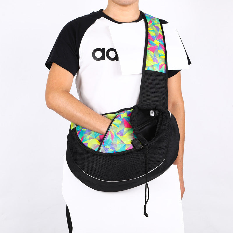 Portable Crossbody Pet Carrier Bag for Dogs and Cats