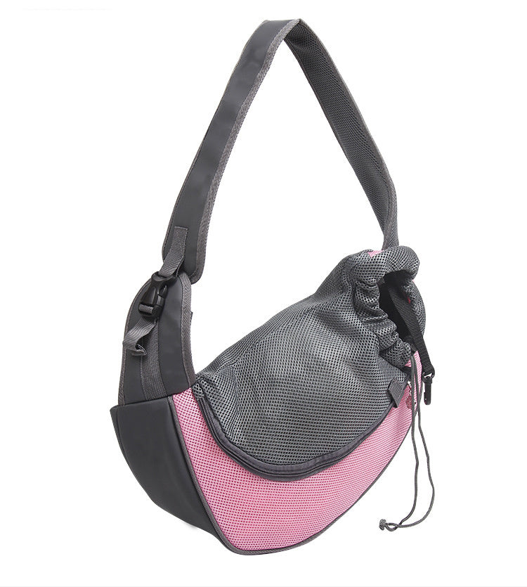 Outdoor Mesh Pet Carrier Shoulder Sling Bag