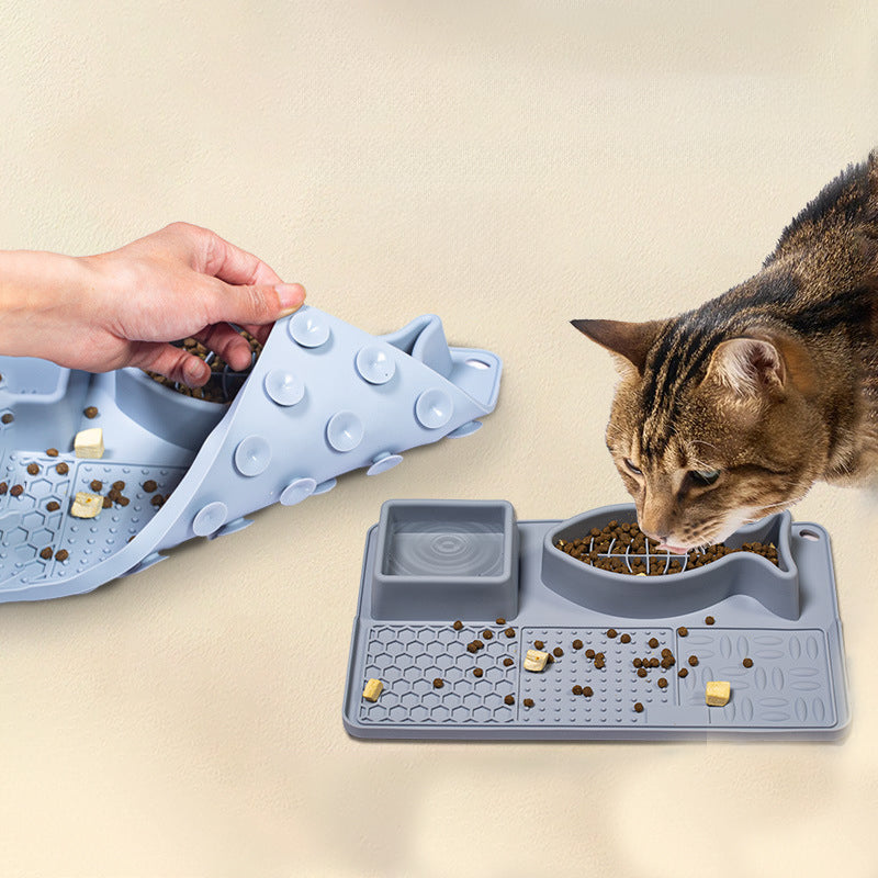 Multifunction Slow Feeder & Licking Mat for Pets