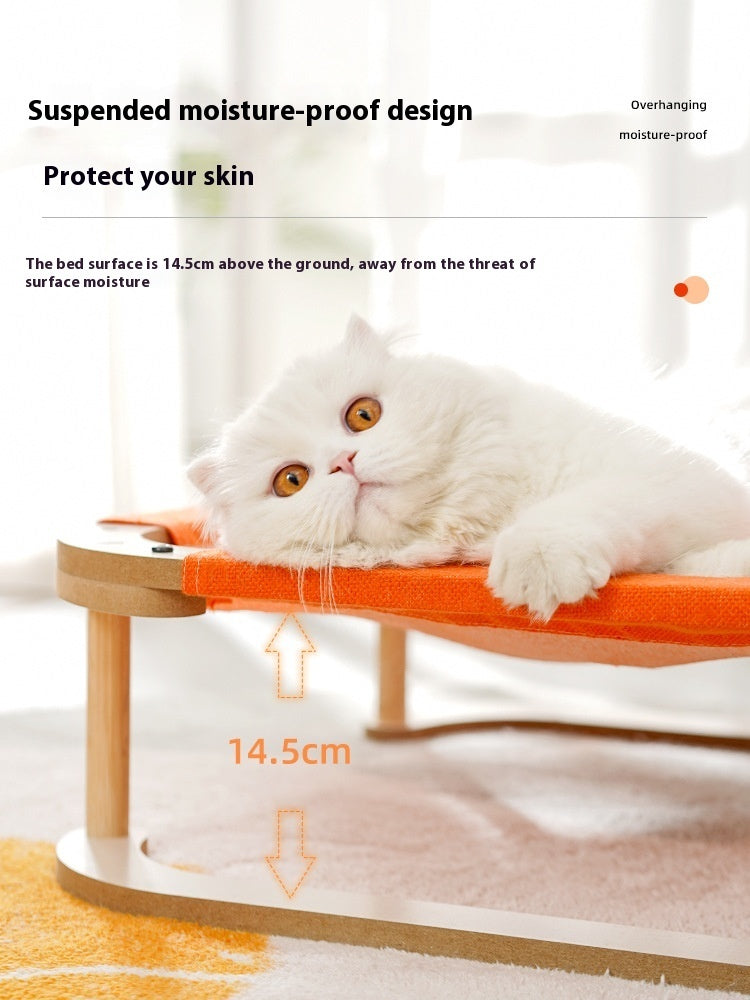 Minimalist Washable Cat Hammock Home Use