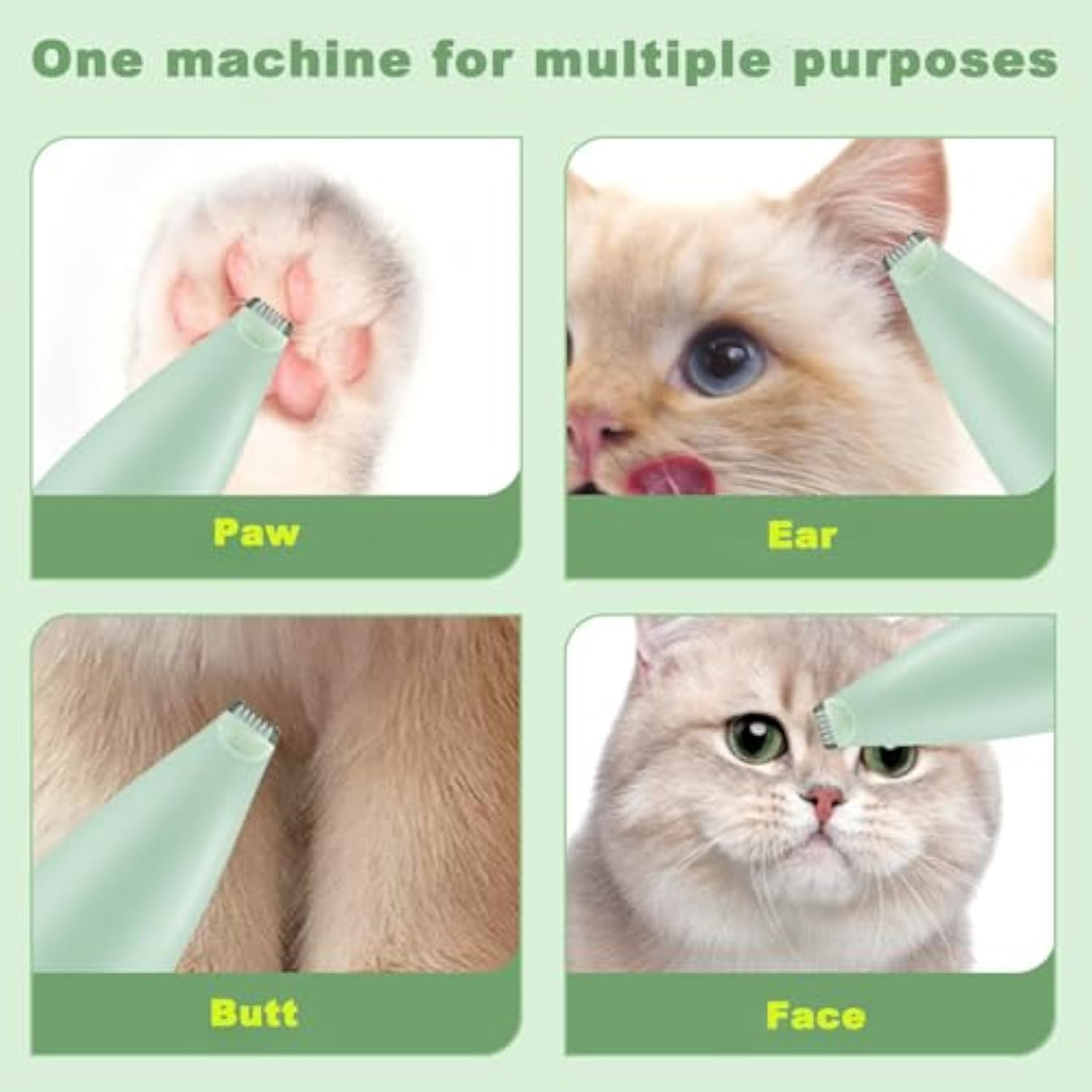 Rechargeable Pet Paw Trimmer for Dogs & Cats