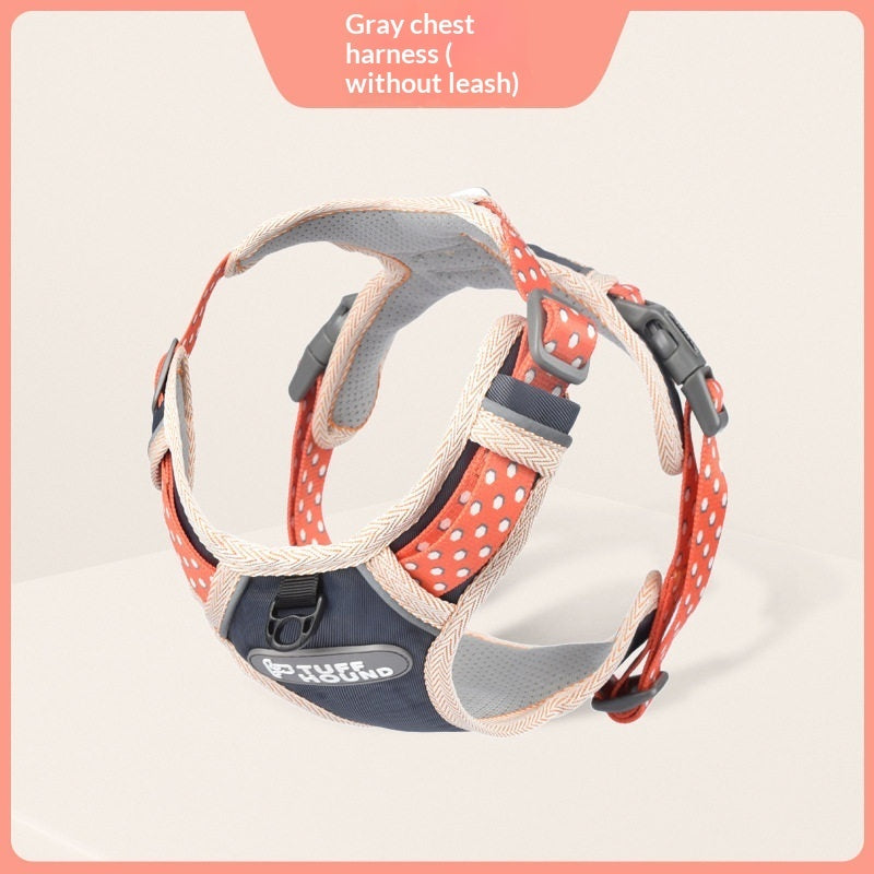 Vest-Style Pet Harness with Leash Small & Medium Dogs