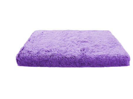 Plush Square Pet Bed Memory Foam Dog Sofa