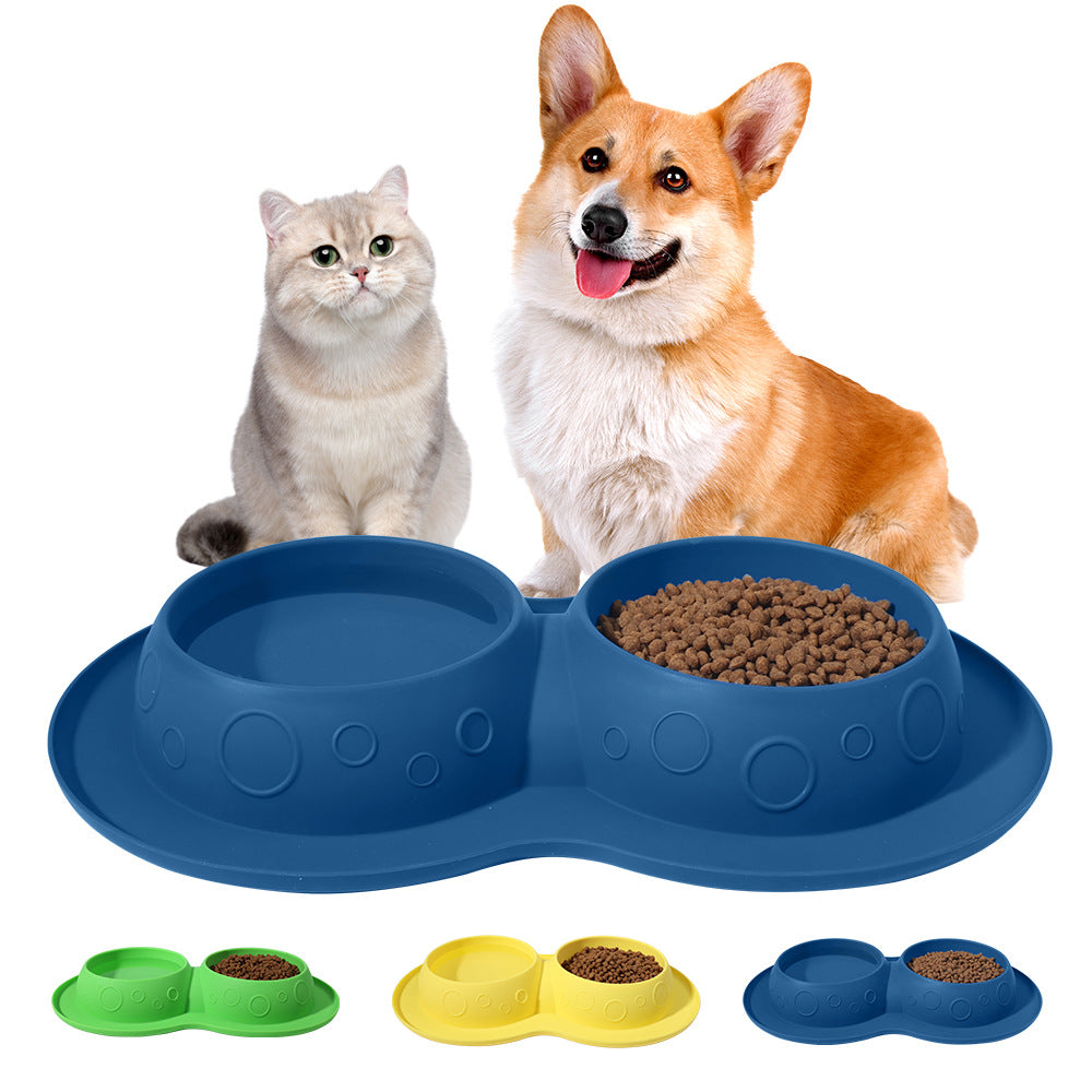 Non-Slip Waterproof Silicone Pet Feeding Mat – 2-in-1