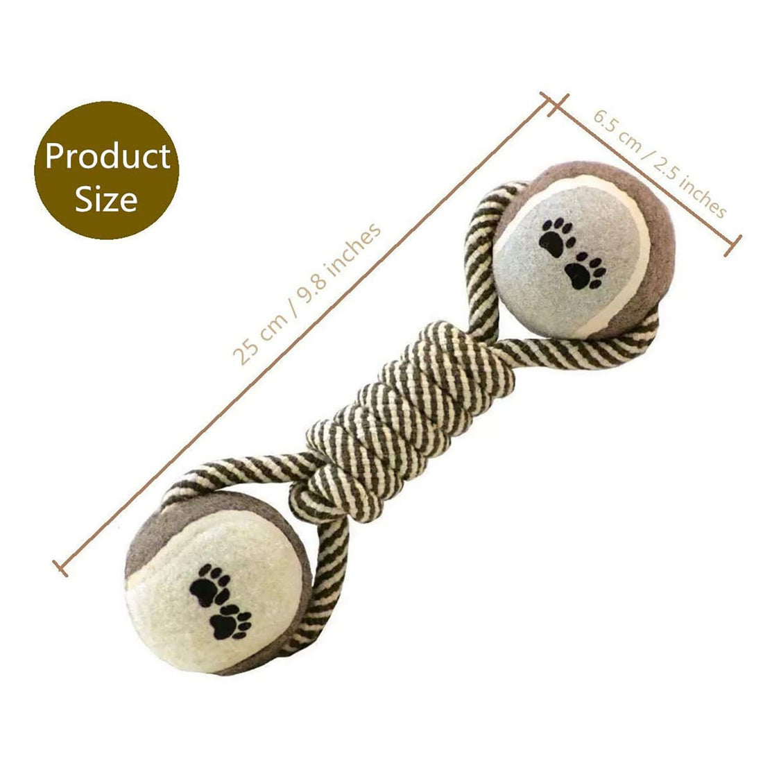 Interactive Cotton Rope Dog Toy Chew & Tug for Dogs