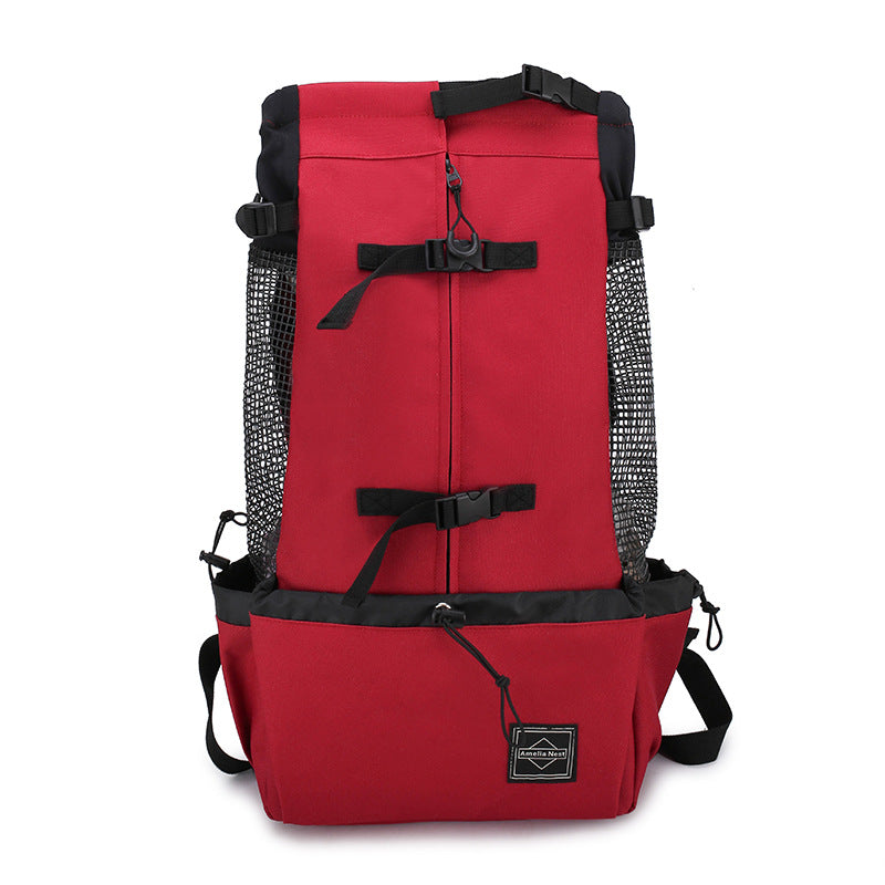 Double Shoulder Pet Carrier Backpack for Travel